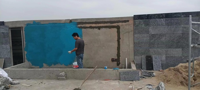 庭院施工過(guò)程