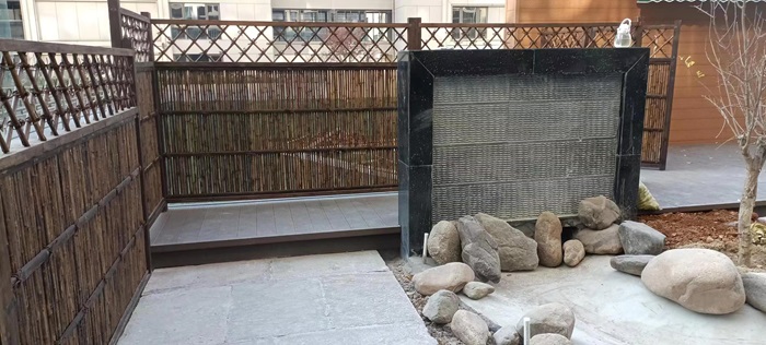 庭院施工過(guò)程